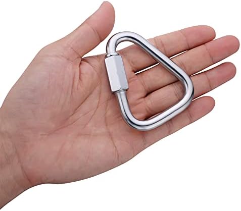 Delta Quick Link Triangle Locking Carabiner 3/8" M10 10MM 2PCS
