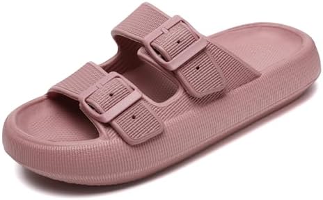 Waysoland Cozyslides Original Damen Herren,Wolkenschuhe Damen Sandalen mit Verstellbaren Schnallen Rutschfest Schnell Trocknend Super Bequeme Dicke Sohle Airfoot