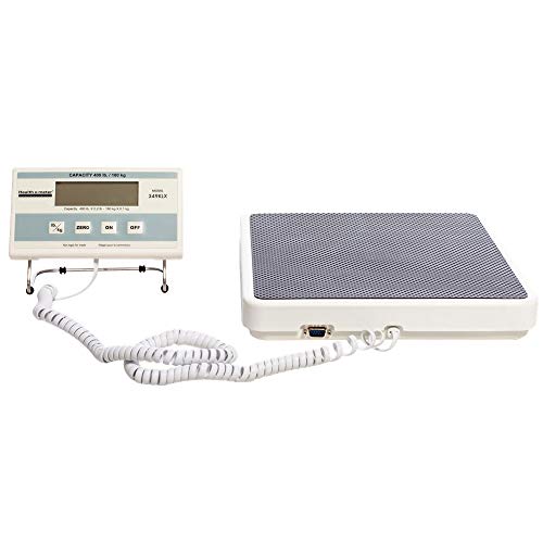 Health O Meter 349Klx Digital Scale, Remote Display, Capacity 400 Lb, Resolution 0.2 Lb, 12-1/2" X 12" X 1-7/8" Platform #TOP3