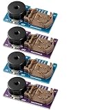 Maptrees Générateur de Bruit de Cricket 4 Pièces, Machine à Bruit Ennuyeux Réaliste avec Effets Sonores Multiples, Gadget Amusant pour Farce et Attrape Adulte, Bip Discret pour Bureau et Fête