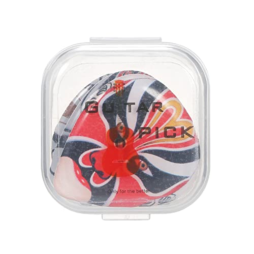 mewmewcat Choix, 3 pièces ABS Guitare médiators avec Masque d’opéra de Pékin ukulélé Choix de Doigt Accessoire d’instrument de Musique - Les Beatles, Paul McCartney, John Lennon, RIngo Starr, George Harrison mewmewcat Choix, 3 pièces ABS Guitare médiators avec Masque d'opéra de Pékin ukulélé Choix de Doigt Accessoire d'instrument de Musique – Image 4