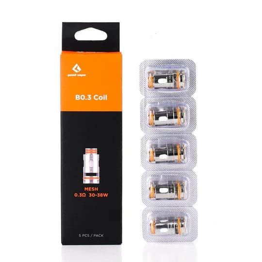 GEEKVAPE B 0.3Ohm Coil | 30-38W Compatible with Aegis Boost Plus/Kit Boost  LE Bonus/Aegis Hero Kit/Z Nano Sans nicotine ni tabac Sans nicotine : Amazon.fr:  High-Tech