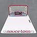 Sauce Toss: The Premium Hockey Sauce Pass Game for Playing, Passing, Training, Trick Shots and More - Tailgate Friendly and Portable Hockey Game, Supreme