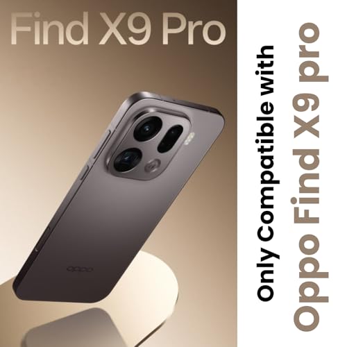 Image of RIGGEAR Shockproof Sleek Hybrid Armor Back Cover Case for Oppo Find X9 Pro 5G (Clear PC + Black TPU Bumper)
