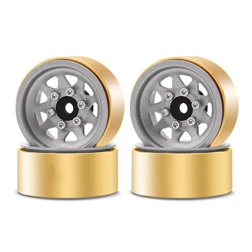 RC�z�C�[���n�u For Jlu For Deadbolt For Gladiator For Bronco For TRX4M For SCX24 C10 1/18 1/24 4�� 1.0 �z�C�[������ �^�J�����O�t�� �f�B�[�v�f�B�b�V������ �N���[���[