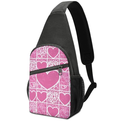 Bolso tipo sling blanco para senderismo y viaje unisex miniatura 1