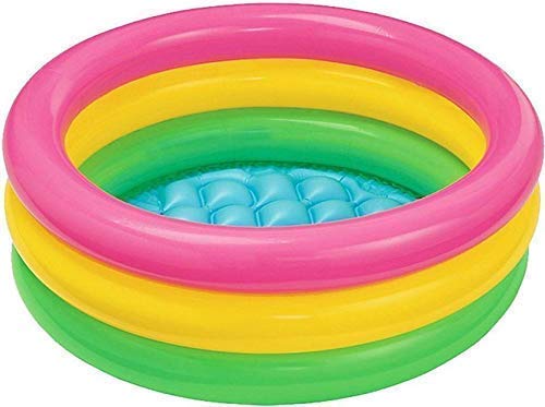 Image of ANG Inflatable Teddy Chair with Inflatable Kids Water Bath Tub Pool for Kids (2-Feet)