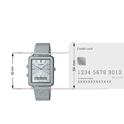 Image of Casio Enticer Men Analog-Digital White Dial Men MTP-B205M-7EDF (A2089)