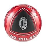 PUMA Unisex A.C. Milan Soccer Ball, Black-for All Time Red SS26, 5 ACM Culture Ball