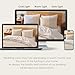 DAPU 100% Linen Duvet Cover Set 3PCs, Pure Natural French Flax Linen Duvet Cover King 90