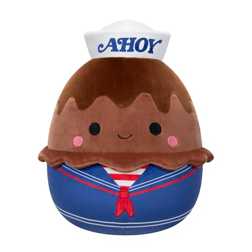 Squishmallows Original “Stranger Things” 10-Inch Chocolate Pudding - Official Jazwares Plu