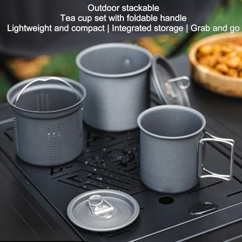 Tasse à café de camping portable pour thé eau et aventure - 3
