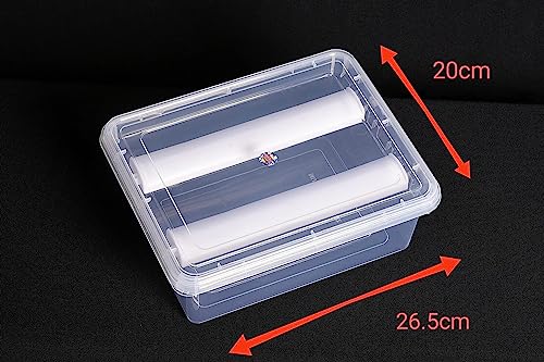 KAANTA CHAMUCH Plastic adjustable 2 Rod Bangle Box Chudi Set Organizer Jewellery Storage Display Box for Bangles Chudi Bracelet Wrist Watch Hair Bands Scrunchies Accessories, Transparent
