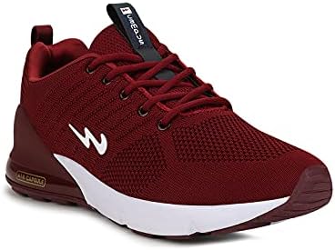 Running Shoes, BRGNDY/WHT, 40.5 