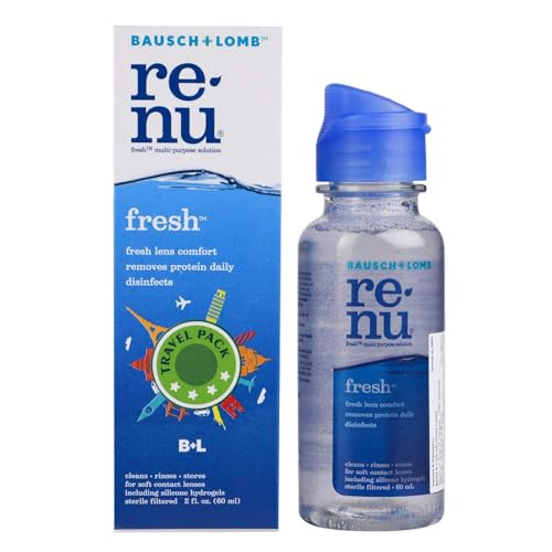 Bausch + Lomb Fresh Multipurpose Solution Sterile (Suitable For Soft Contact Lenses Including Silicone Hydrogels) 355Ml Free Lens Case 1S