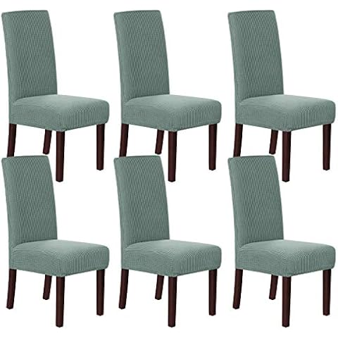 H.VERSAILTEX Stretch Dining Chair Covers Set of 6 Cover