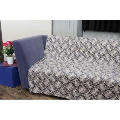 金華山織カバーリングシリーズ(フェザー)ソファーカバー 2.5人掛け グレー系