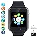 Amazqi Smart Watch with SD Card Pedometer Call Text Notification Music Player Camera Compatible with Android and iPhone (Partial Functions) for Men Women