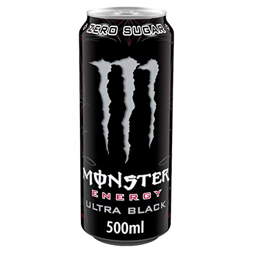 Monster Energy - Ultra Black - Lot de 12 canettes de 500 ml