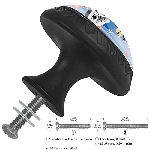 Boutons de tiroir ronds carlin chat 35 mm pour commode et crèche - 4