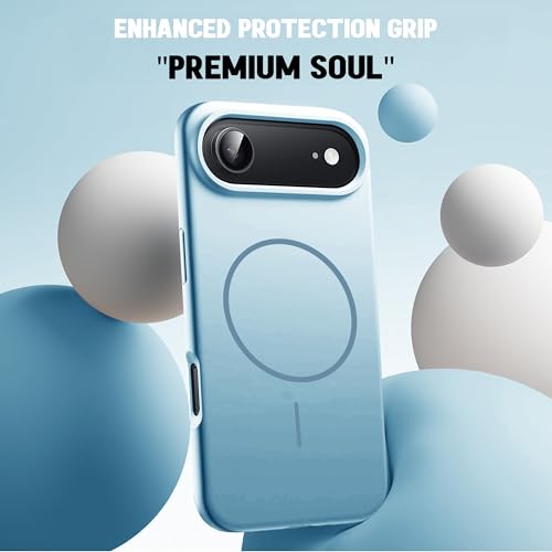 Image of Kratos Active Grip Silicone Case Cover Compatible with iPhone 17 Air - Enhanced Protection, Wireless Magnetic Charging Case with Raised Edge Camera & Screen Protection, Shock-Resistant Design