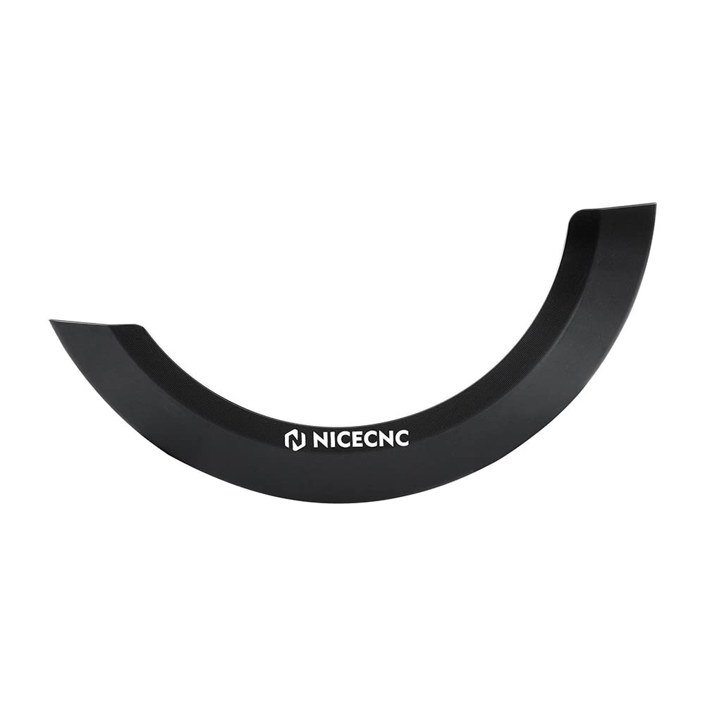 NICECNC Clutch Cover Guard Protection Compatible with 690 SMC R/Enduro R 2008-2023,Compatible with Husqvarna 701 Enduro/Supermoto/Svartpilen/Vitpilen 2016-2023,Black,See Fitments