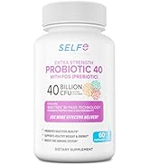 selfevolve Probiotic for Women - 40 Billion CFUs - Probiotic Supplement with Prebiotics - 60 Vegg...