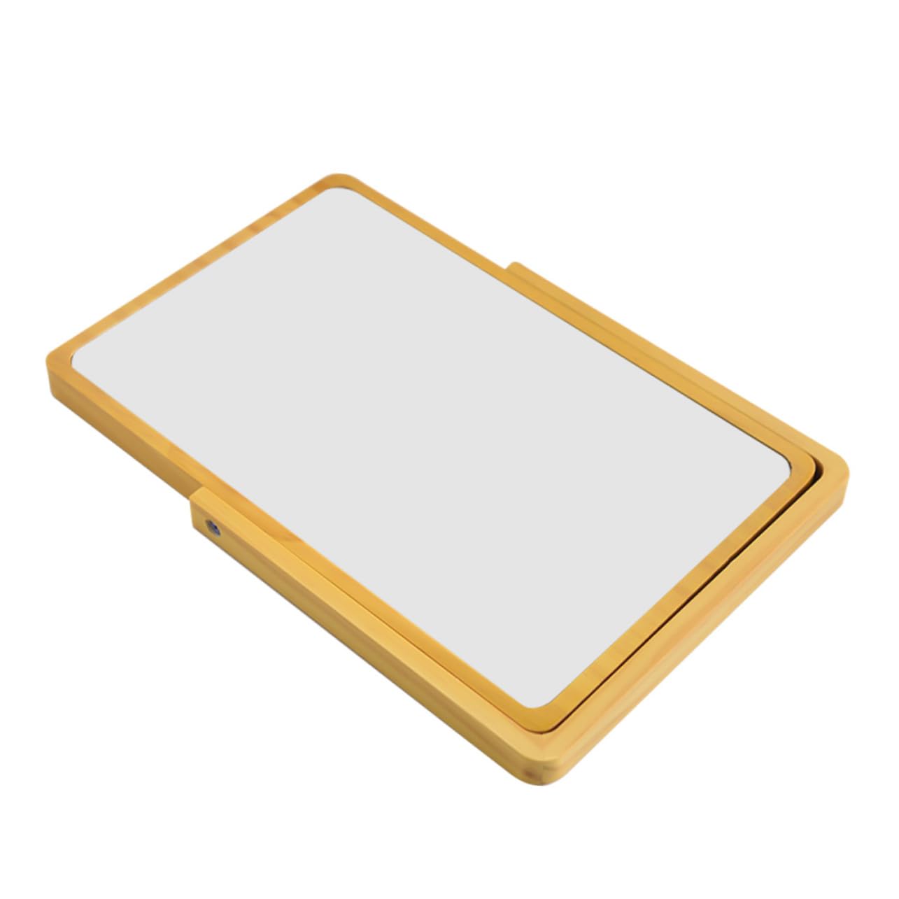 Miroir de maquillage bois compact pour bureau et coiffeuse