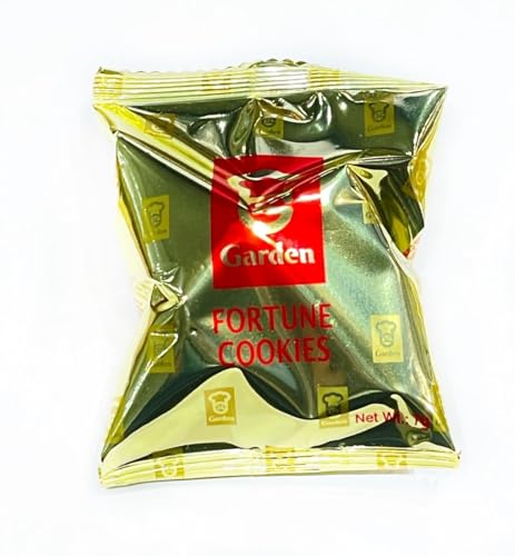 Garden Chinese Fortune Cookies 24 pack - Individually Wrapped Biscuits Bulk Cookie