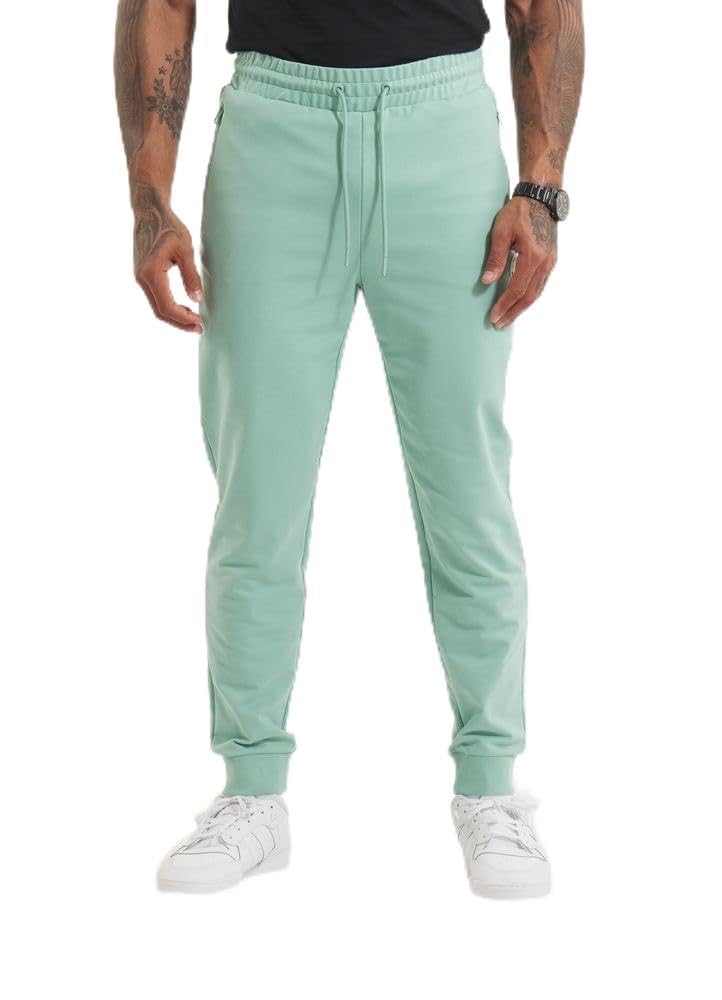PITBULL - Pantaloni Tuta Uomo Long Oldschool Logo S, taglio sportivo, pantaloni da jogging affusolati, abbigliamento da allenamento, comfort quotidiano