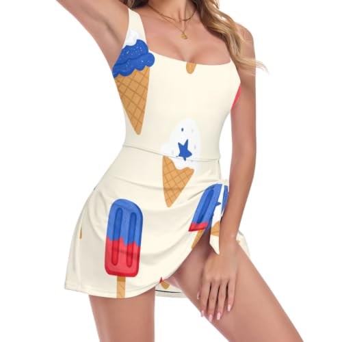Maillot de bain jupe Patriotic Popsicle pour vos fêtes de piscine