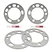 ZonCar 5x139.7mm or 6x139.7mm Wheel Spacers, 1/4“ Wheel Adpaters with Hub Centric,107mm Center Bore no Studs Adapters Fits for All car,4