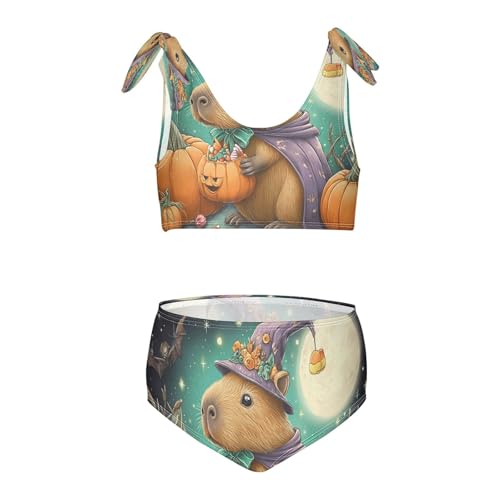 Dussdil Girls Swimsuit 2 Piece Swimwear Bikini Set Bathing Suit for Girl Kids 3-12T