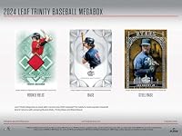 2024 Leaf Trinity Baseball Trading Card Mega Box (1 Memorablilia Card per Box!) — image 4