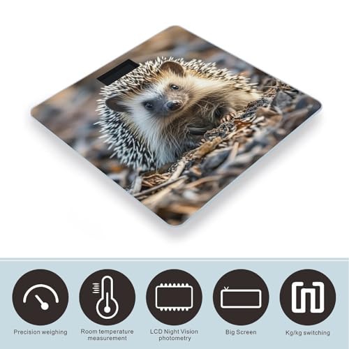 Báscula Digital de Baño FekiLoot con Plataforma Ancha miniatura 3