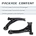 Front Lower Control Arm with Ball Joint for Toyota Corolla 2003-2008 for Toyota Celica 2000-2005 Passenger Driver Side Suspension Kit K640361 K640360 K90309