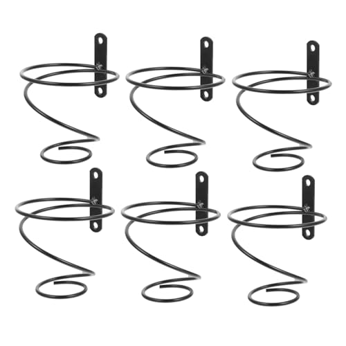 Soporte para botellas de vino colgante negro QUMIIRITY miniatura 1