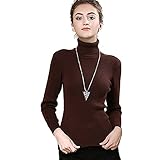 [Macoking] セーター レディース タートルネック ニット スクール 可愛い 無地 秋冬服 暖かい 柔らかい 軽量 お正月 プレゼント コーヒー XL
