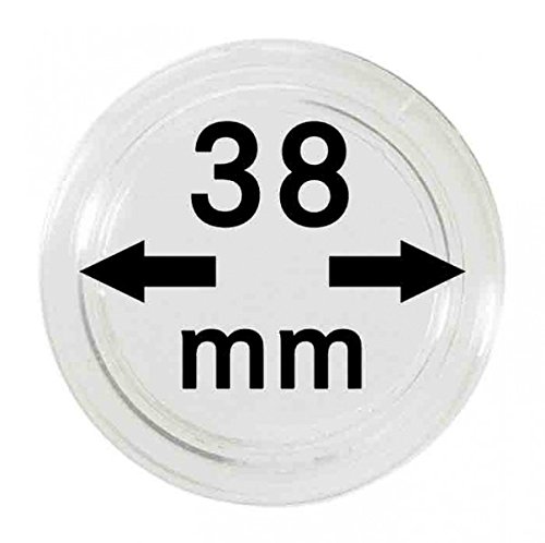 LINDNER Das Original Kapsułki na monety Ø wewnętrzna 38 mm, opakowanie 100 szt.