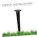 Milisten 2sets Solar Ground Light Plugs Replacement Stakes for Lawn Garden Outdoor Lighting Sturdy No Tool Installation