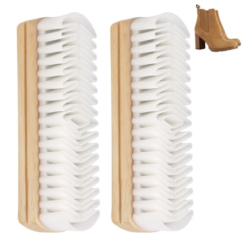 Suede Shoe Brush and Eraser,Rubber Shoe Brush, Shoe Brushs Eraser,Soft Suede Shoes Brushs...