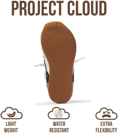 Project Cloud Kids Shoes for Girls - Non-Slip Trendy Fashion Sneakers Girls Shoes - Slip Ons with Hook & Loop Memory Foam Insole Kids Sneakers (Little Lowy) - Image 4