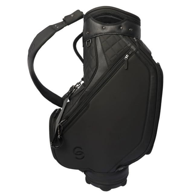 Caddy Club Golf Tour Staff Bag - 6 Way Full Length Divider, PU Leather, Multiple Pockets