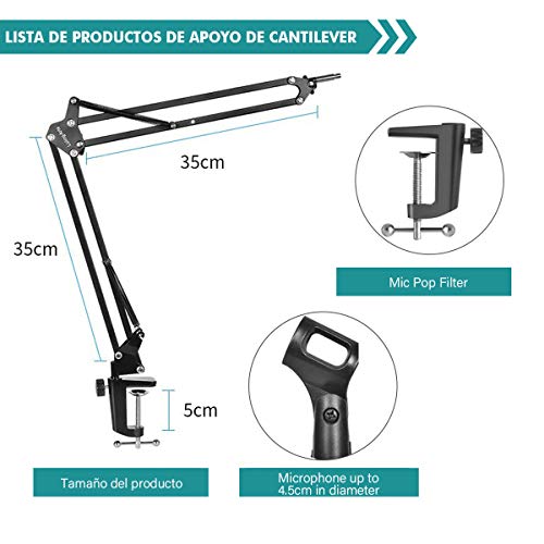 Dj E Iluminación, Musical Instruments microfono base Marca TYC (3)