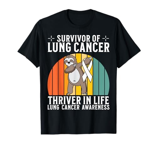 Lung Cancer Awareness Products Gifts Lung Cancer Survivor T-Shirt