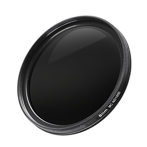 walimex pro 62mm ND1000 Coated Slim Filter for Camera, black