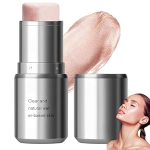 Highlighter Stick,Hydrating Luster Highlighter Makeup Sti/ck,Natural Dewy Champagne Face Highligh/ter,Make/up H/ighlighter,Lightweight Ma/keup Stick,Multi-Use M/akeup S/tick,Natural Blush S/tick