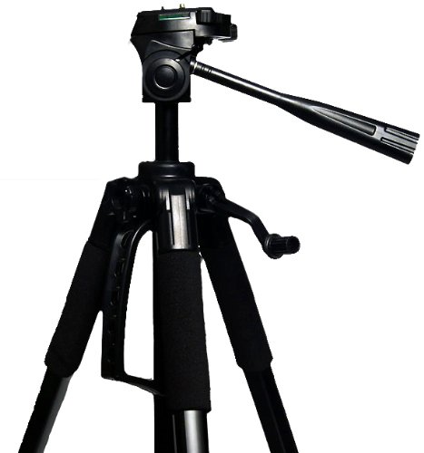 Vivitar 57-Inch Tripod, Three Way Fluid Pan Head, Quick Release Mount, Supports Up To 5 Pounds Of Weight, Viv-Vpt-2457, Black,Standard #TOP2