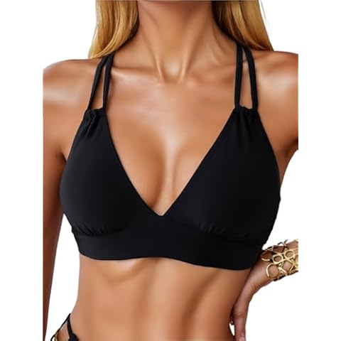 SOLY HUX Criss Cross Bikini Top Cover