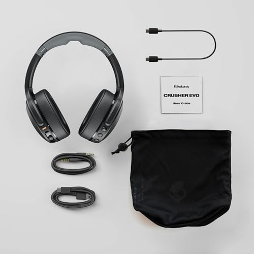 Skullcandy Crusher Evo Over-Ear Wireless-Kopfhörer mit Sensory Bass, 40 Std. Akkulaufzeit, Extra Charging Cable, Mikro… – Ansicht 6